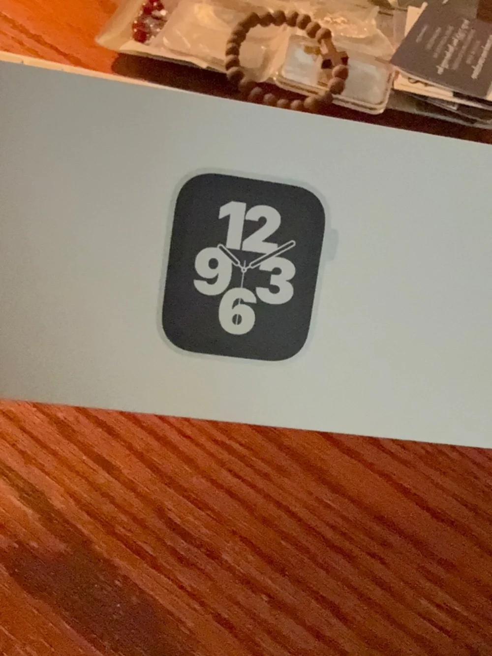 Apple Watch SE GPS, 44mm Silver Aluminum Case with White Sport Band - Regular